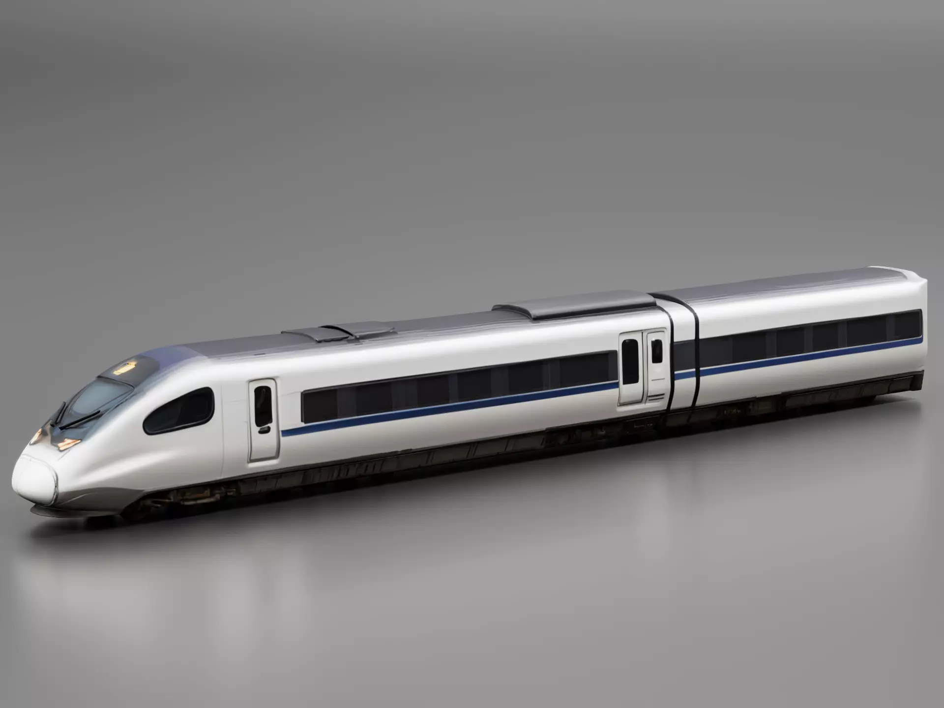 KTX Sancheon High Speed Train 3D print model