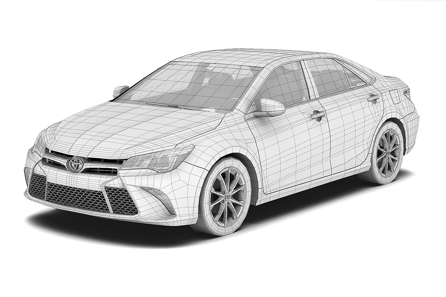 2015 Toyota Camry  3D model_7