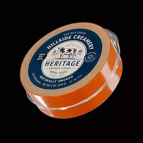 Smoked Gouda 2 3D model 4