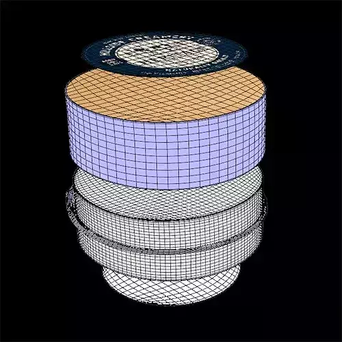 Smoked Gouda 2 3D model 7