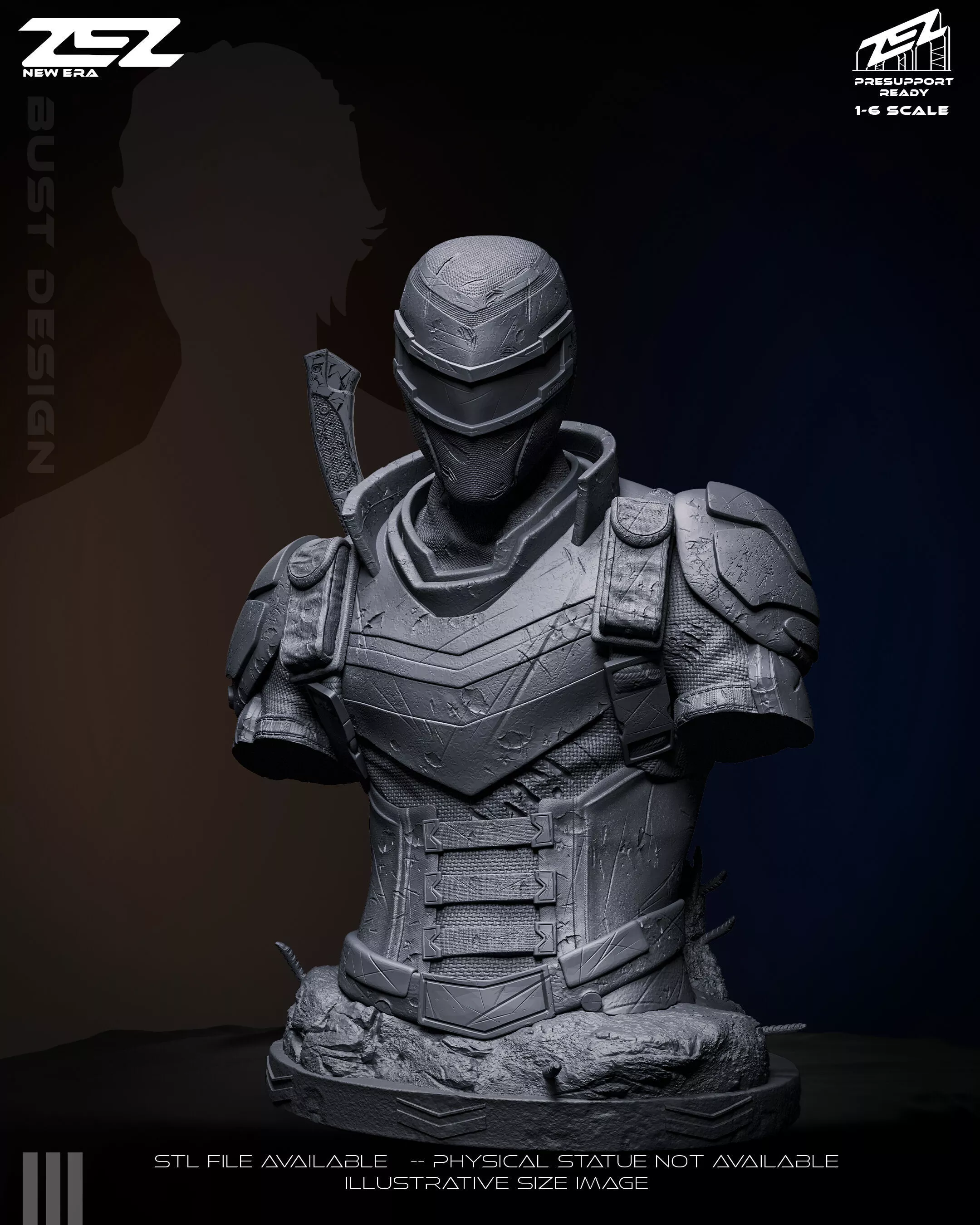 VIGILANTE ZEZ BUST 3D print model