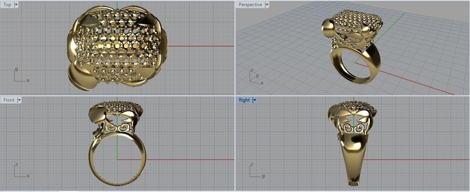 Ring 3D print model 3D print model 3D print model Ring buddha 3D print model