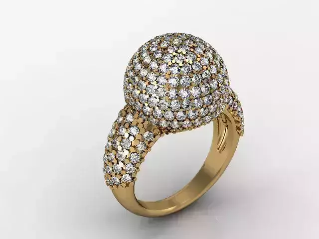 Woman Ring 3D print model 3D print model 3D print model 3D print