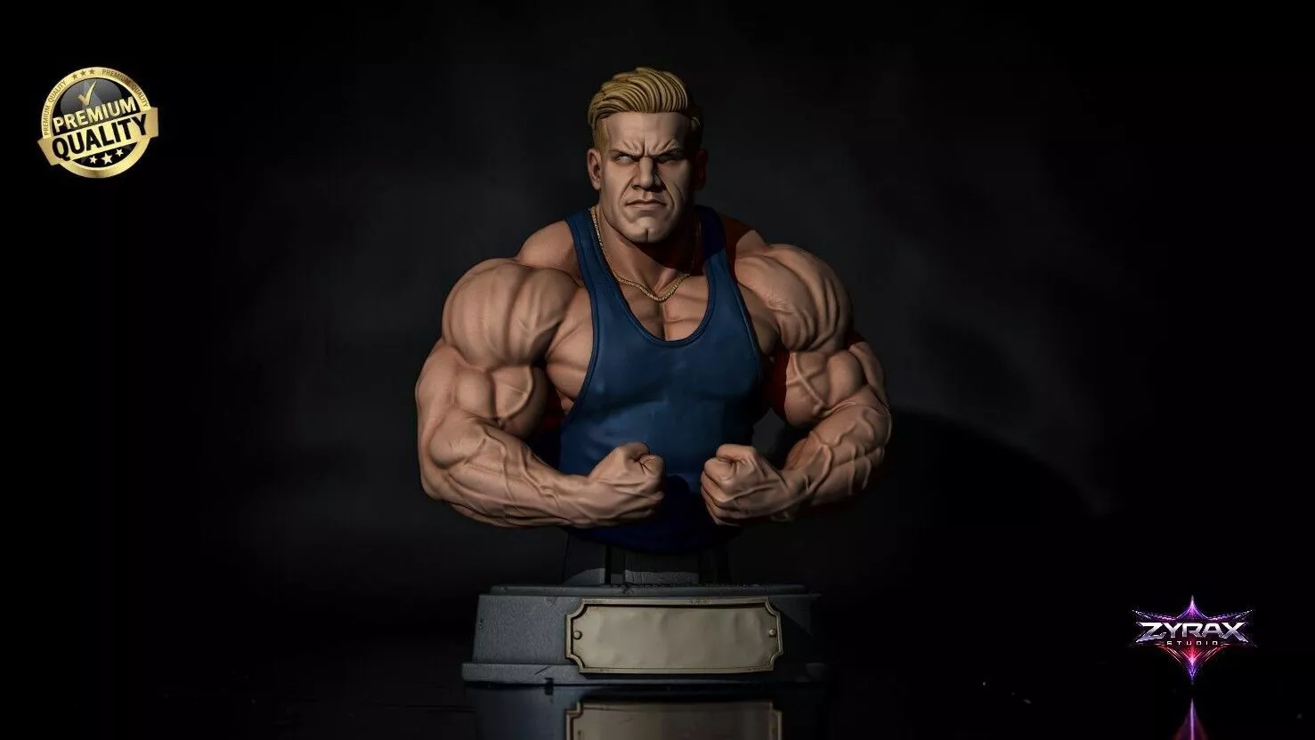Jay Cutler Bust STL Trophy Bodybuilding Legend 3D Print 3D print model