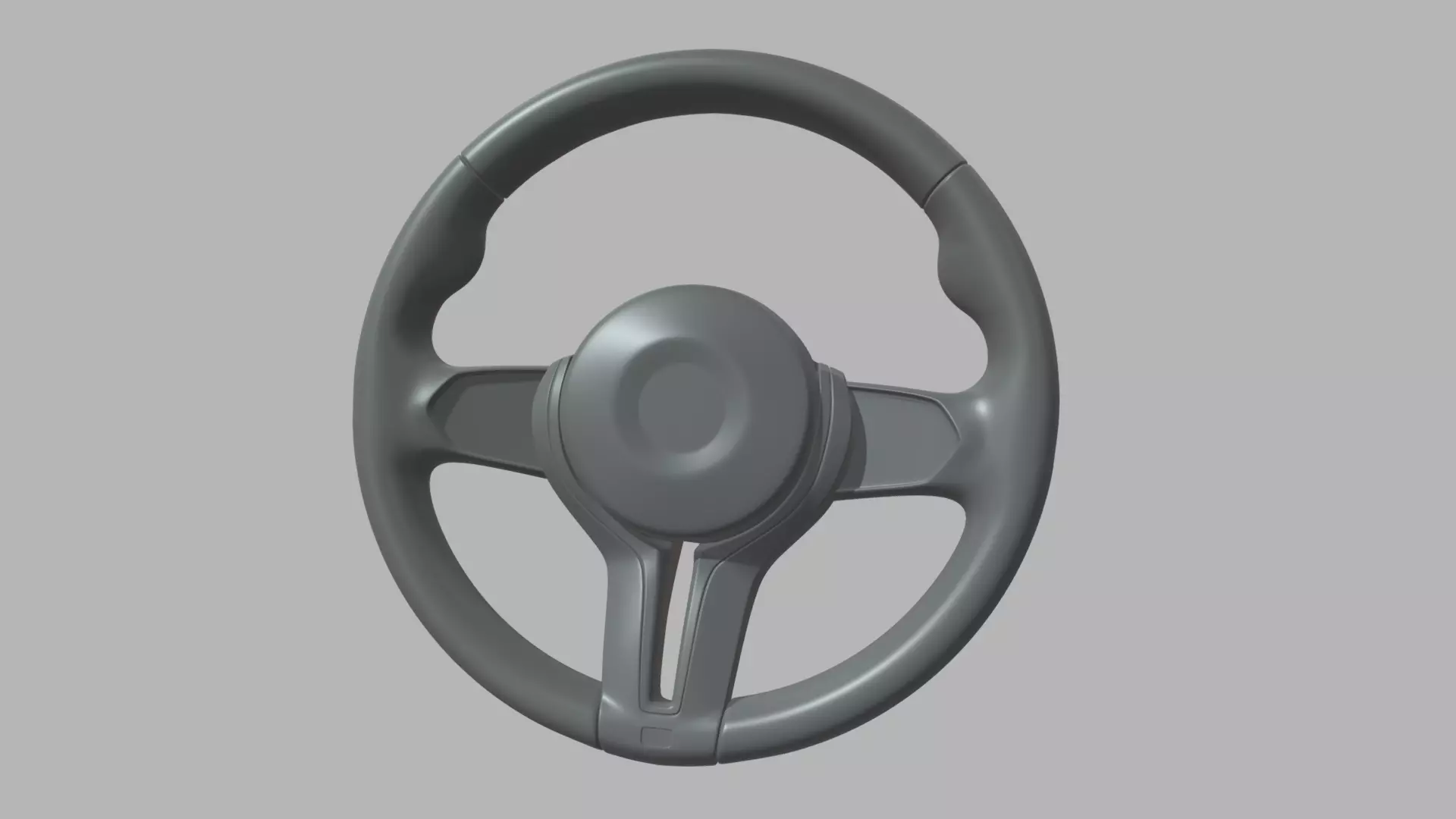 Steering Wheel Car 010 Low-poly 3D model