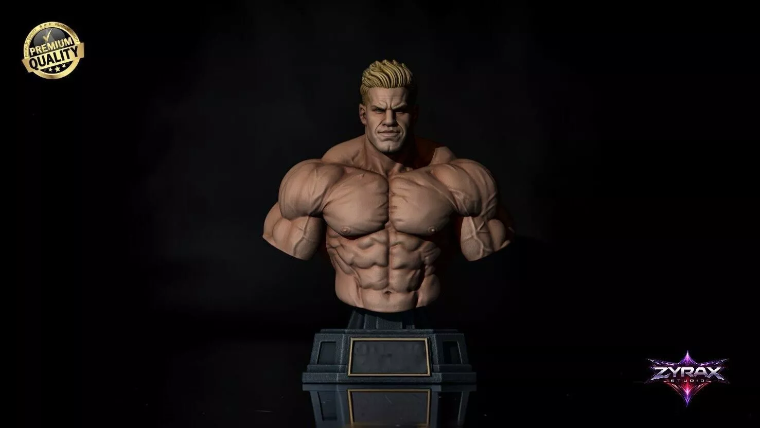 Jay Cutler STL Mr Olympia Bust Sculpture 3D Printable Model 3D print model