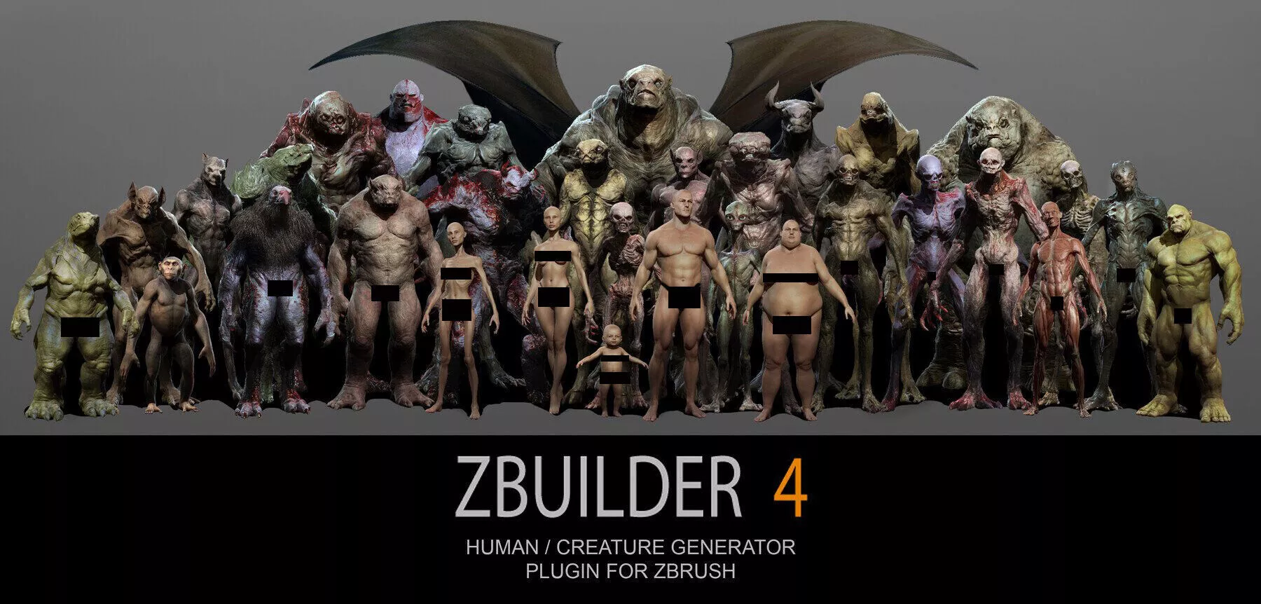 Human Zbuilder 4 3D model