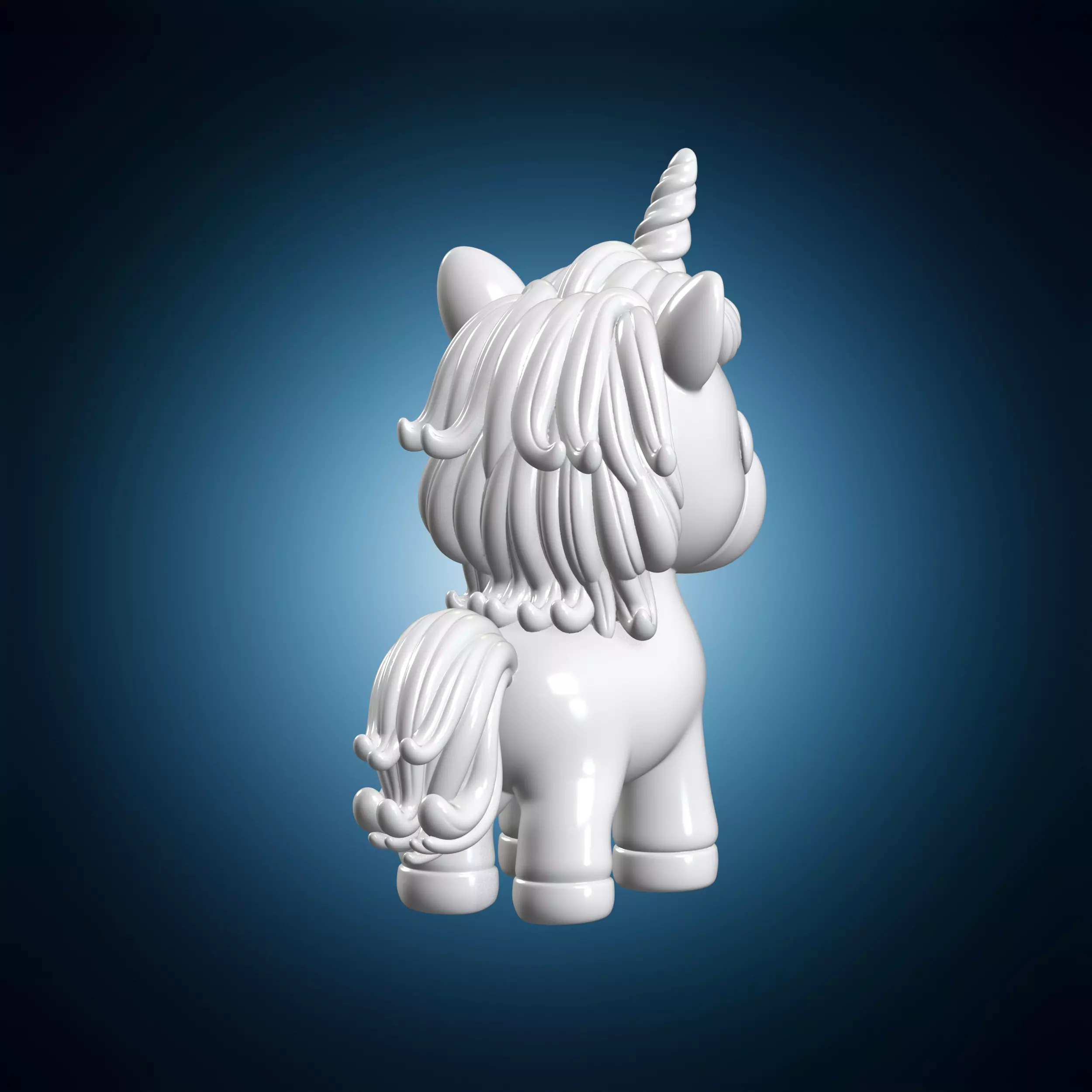 Chibi Star Unicorn 3D Print Model 3D print model