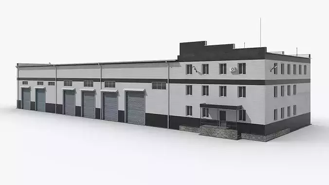 Manufacturing Facility 3D model