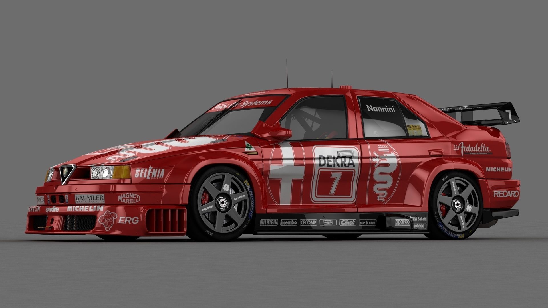 Alfa Romeo 155 V6 TI DTM 3D model_3