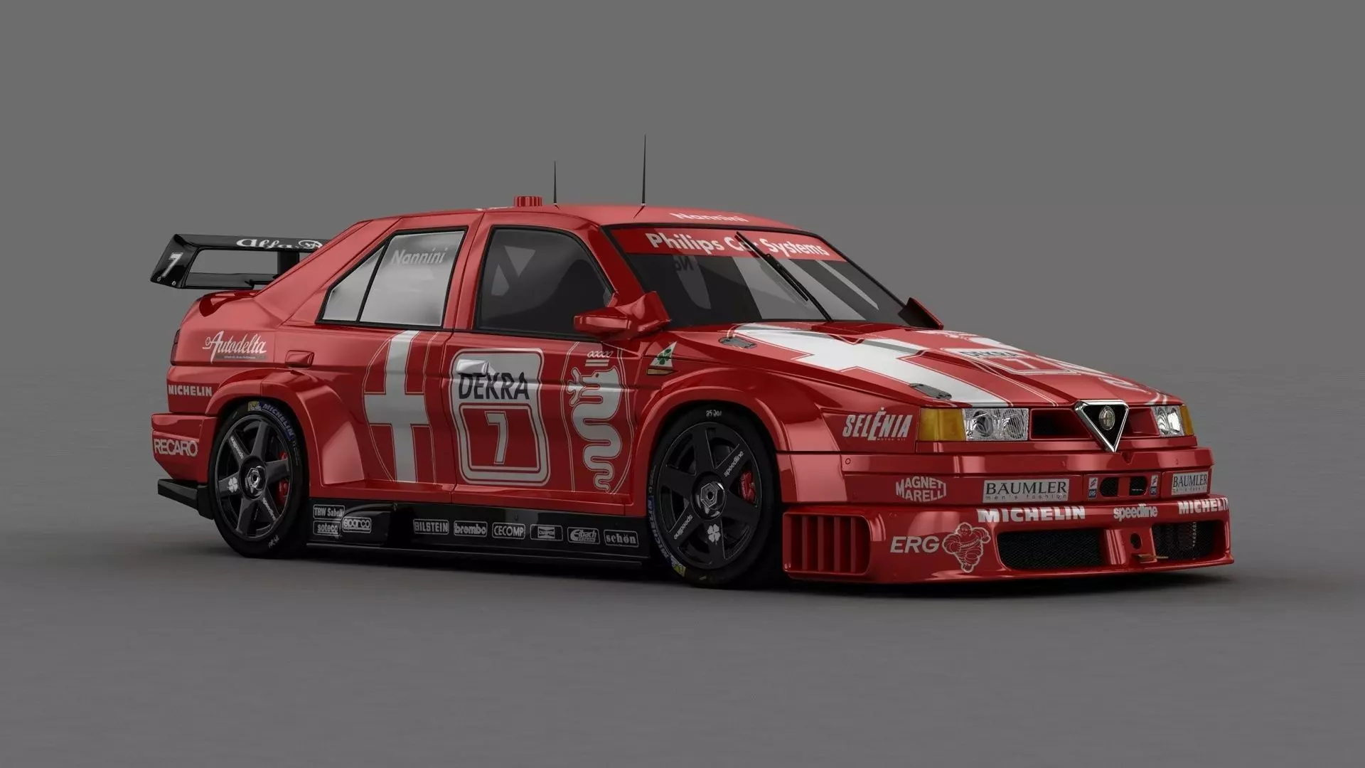 Alfa Romeo 155 V6 TI DTM 3D model_0