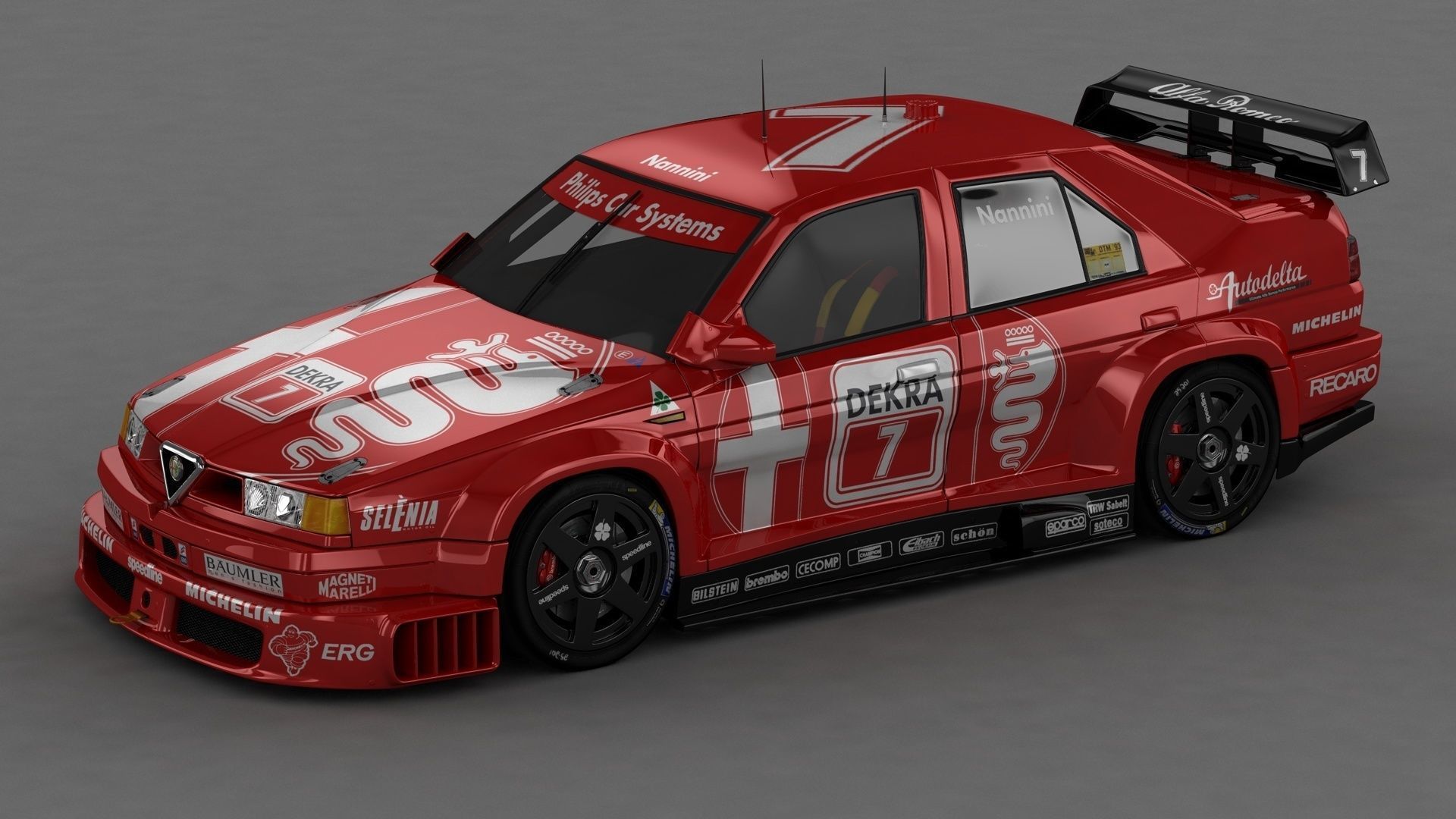 Alfa Romeo 155 V6 TI DTM 3D model_8