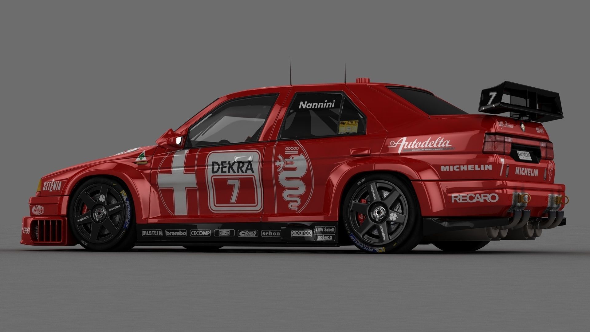 Alfa Romeo 155 V6 TI DTM 3D model_1