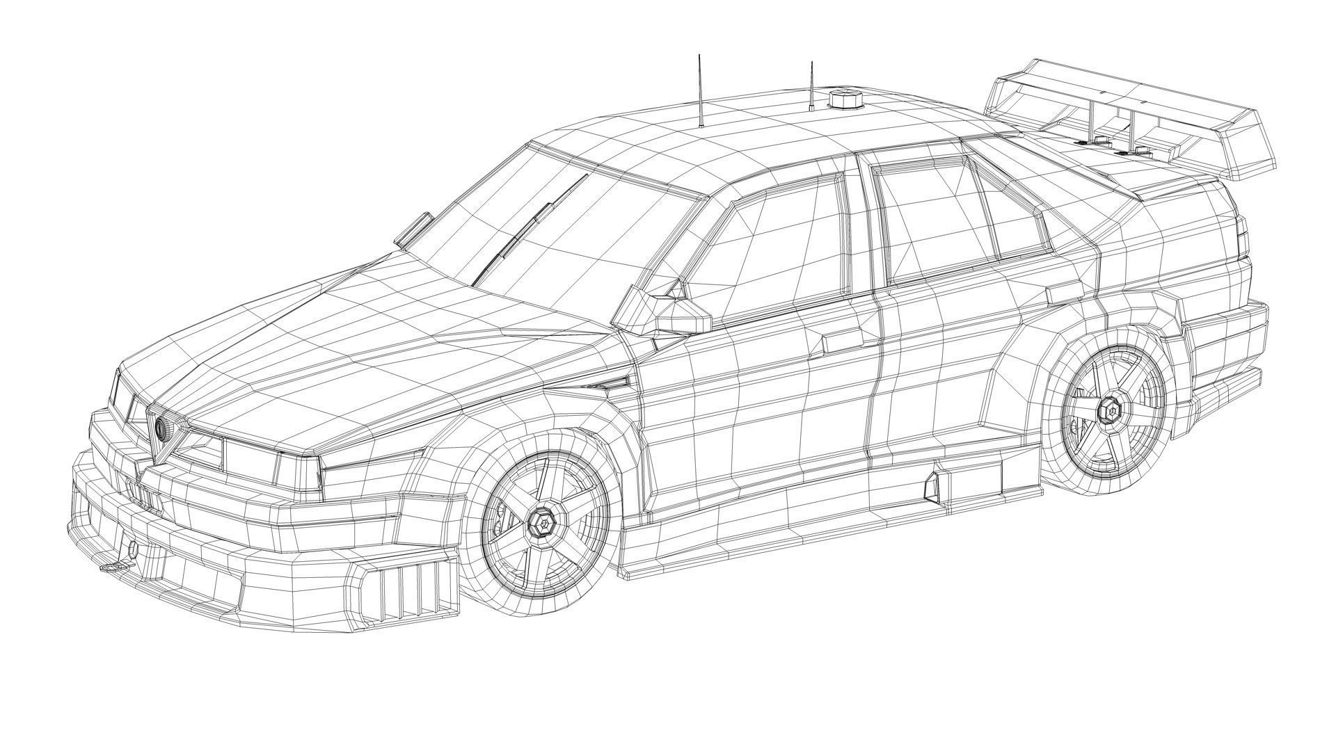 Alfa Romeo 155 V6 TI DTM 3D model_10