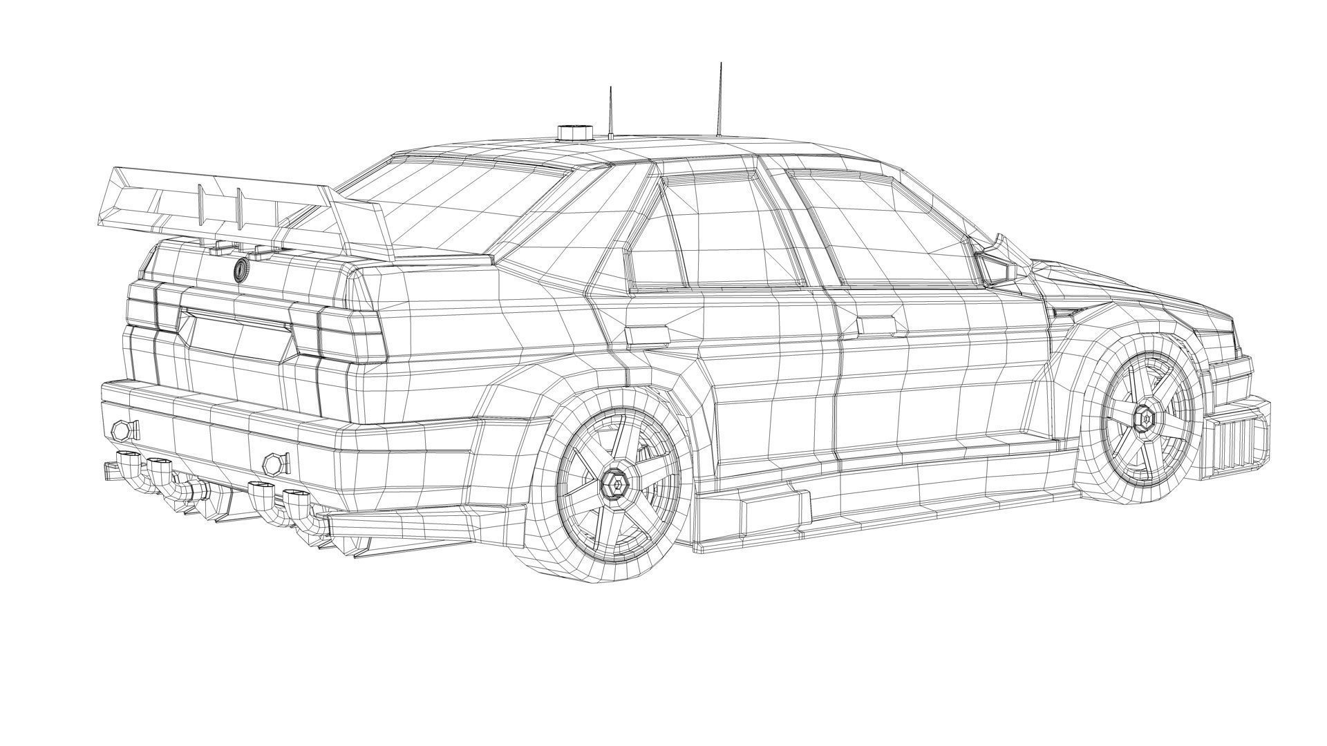 Alfa Romeo 155 V6 TI DTM 3D model_9