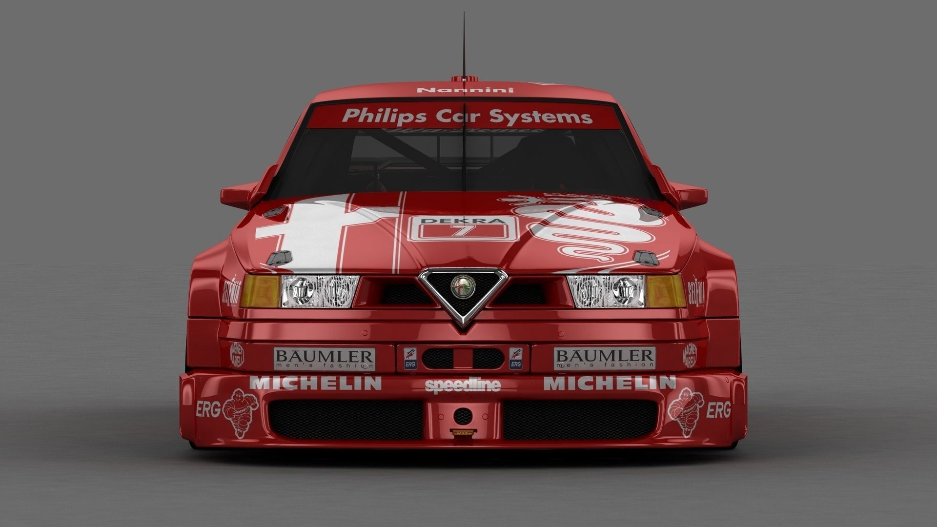 Alfa Romeo 155 V6 TI DTM 3D model_2