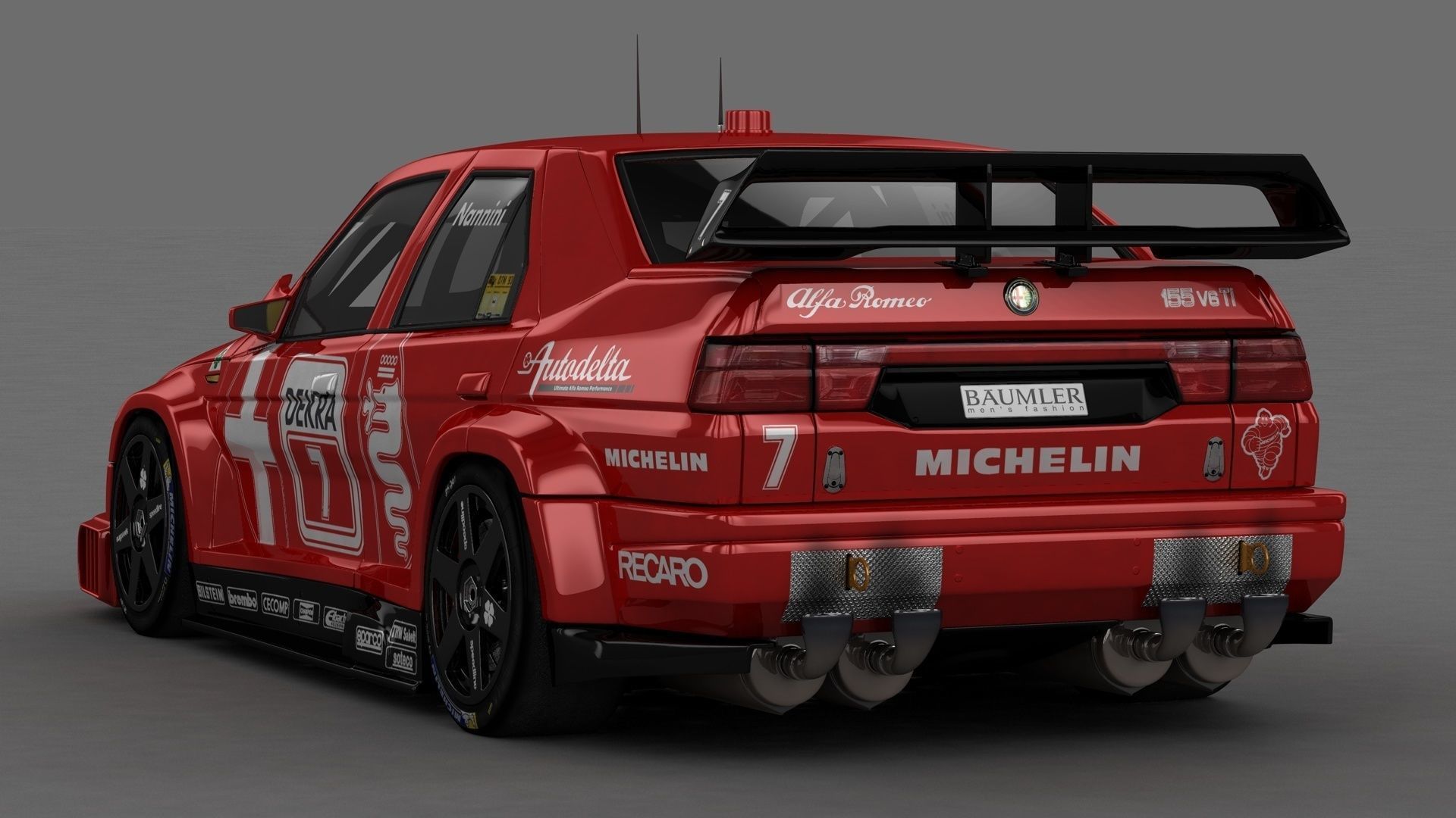 Alfa Romeo 155 V6 TI DTM 3D model_5
