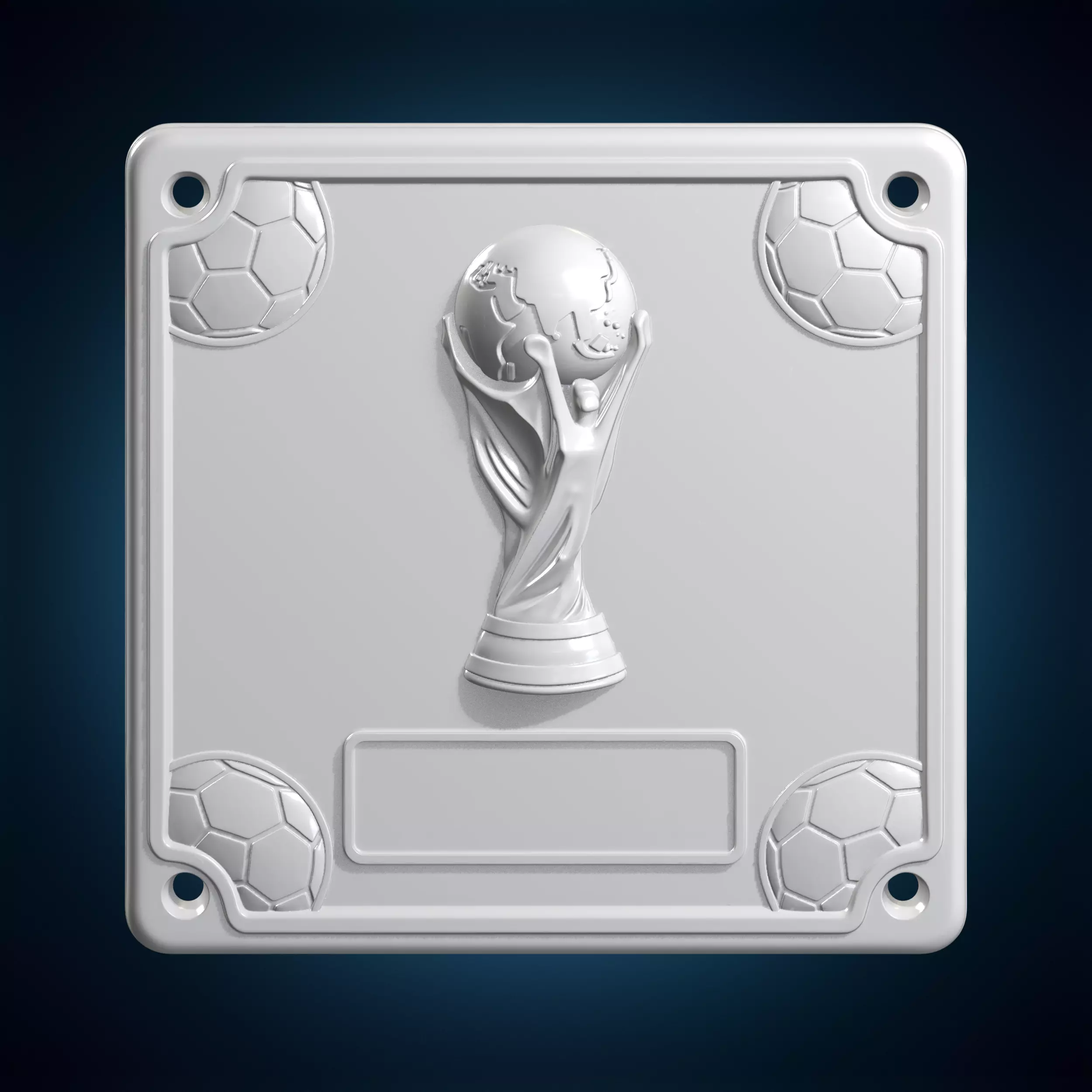 World Cup Trophy Door Sign 3D Print Model 3D print model