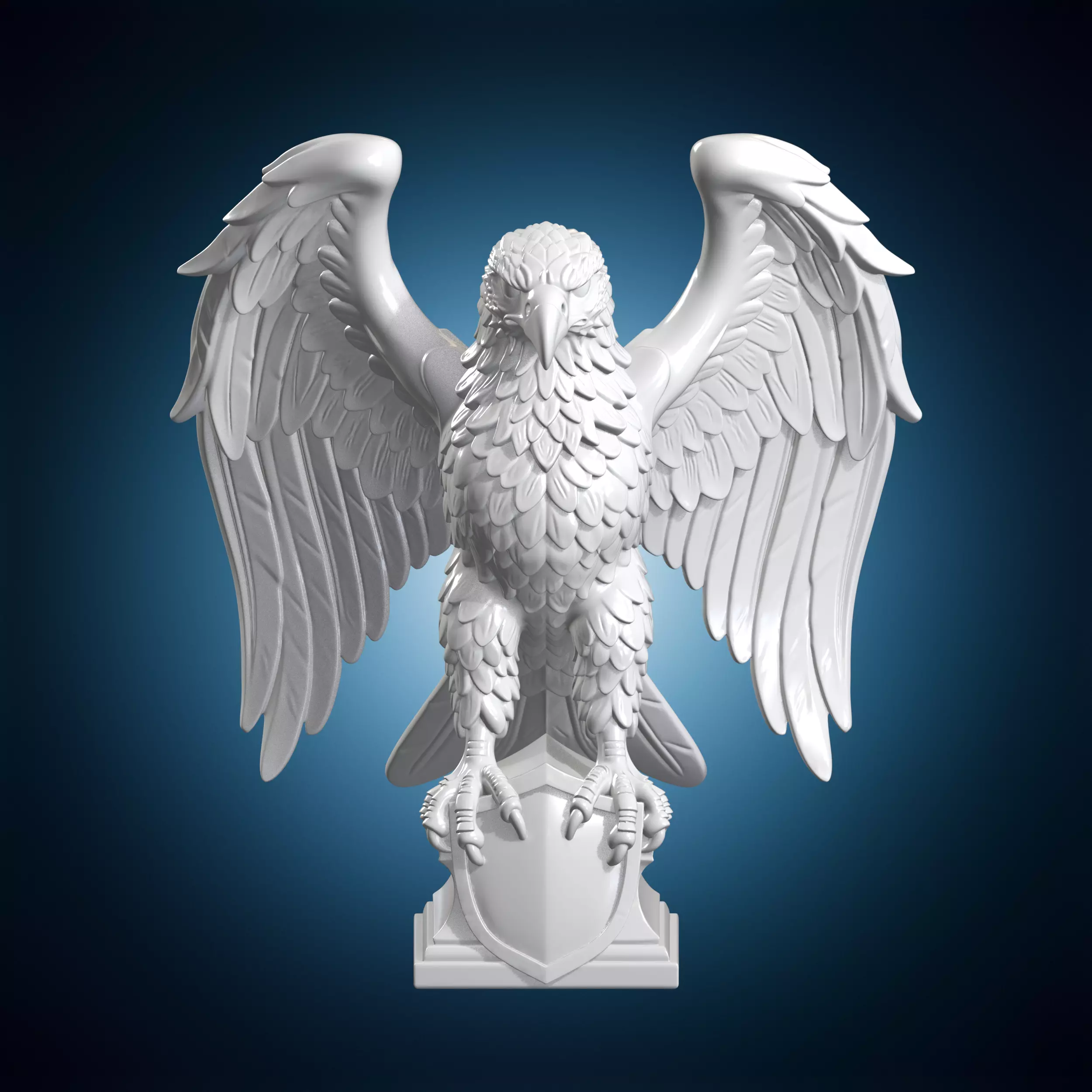 Eagle Printable Model Front 3D Print Model 3D print model