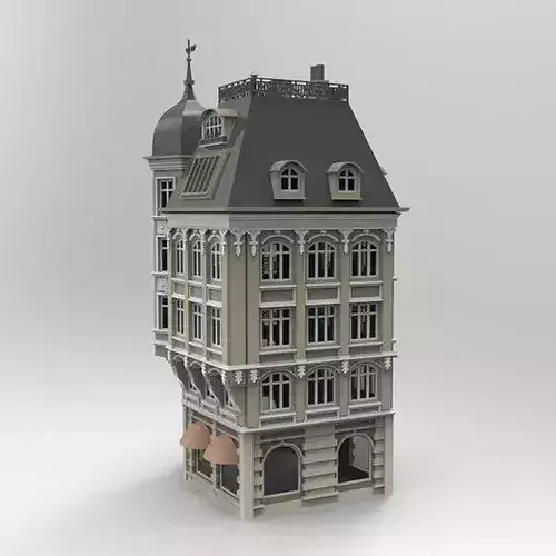 Bankhaus 3D model 3