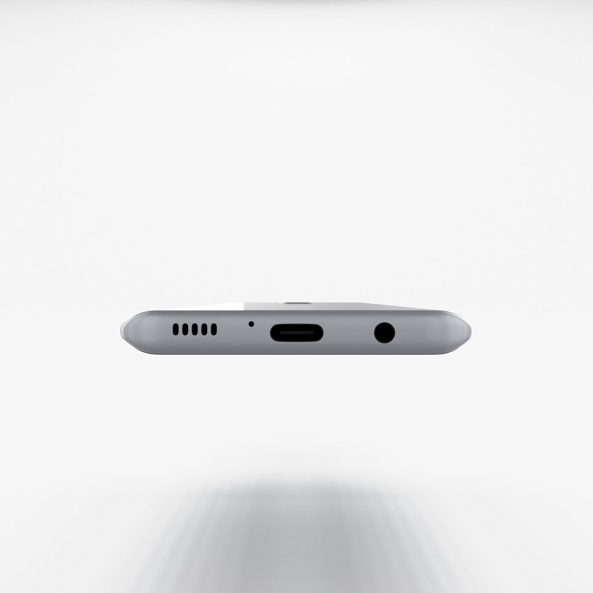 Samsung Galaxy S8 Arctic Silver Low-poly 3D model_13