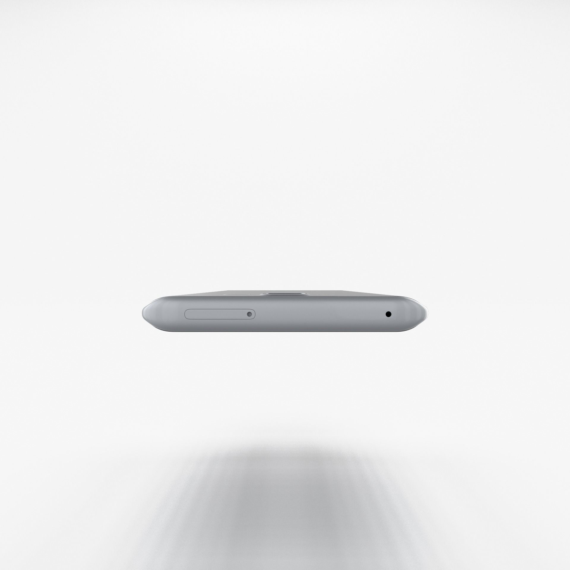 Samsung Galaxy S8 Arctic Silver Low-poly 3D model_14