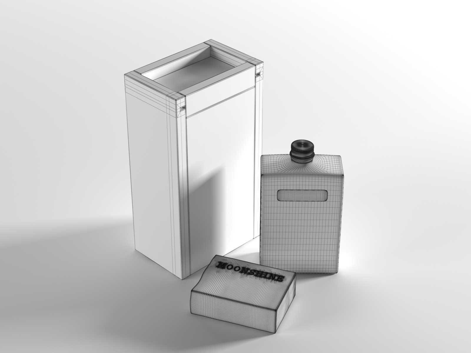Moonshine Cologne With Soap 3D model_1