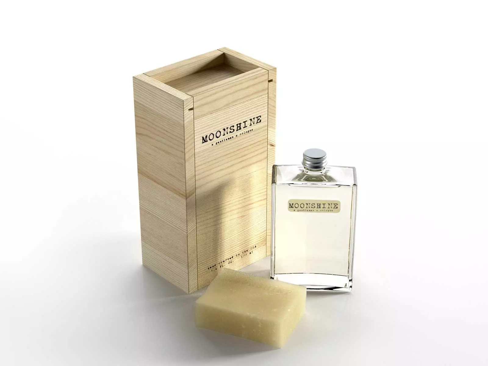 Moonshine Cologne With Soap 3D model_0