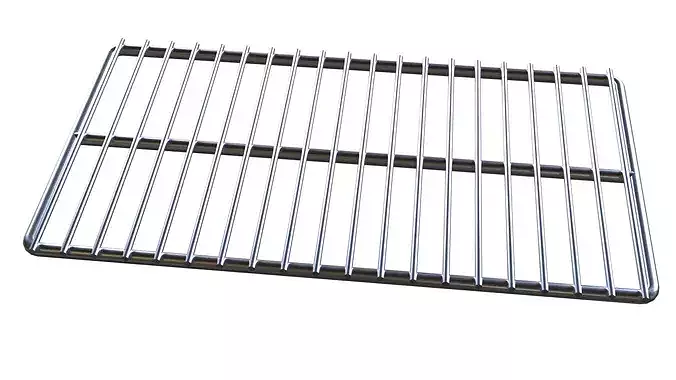 Barbecue Wire PBR Low-poly 3D model 3