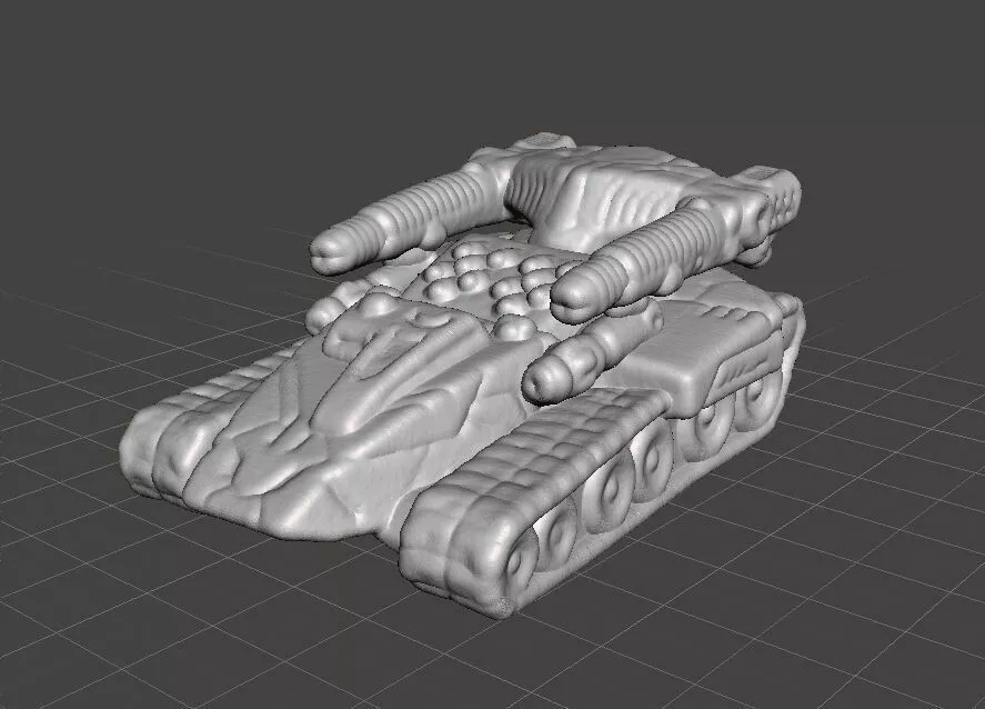 6MM SCALE SEHKMET ASSAULT VEHICLE MINIATURE MODEL FOR SCIFI GAME 3D print model