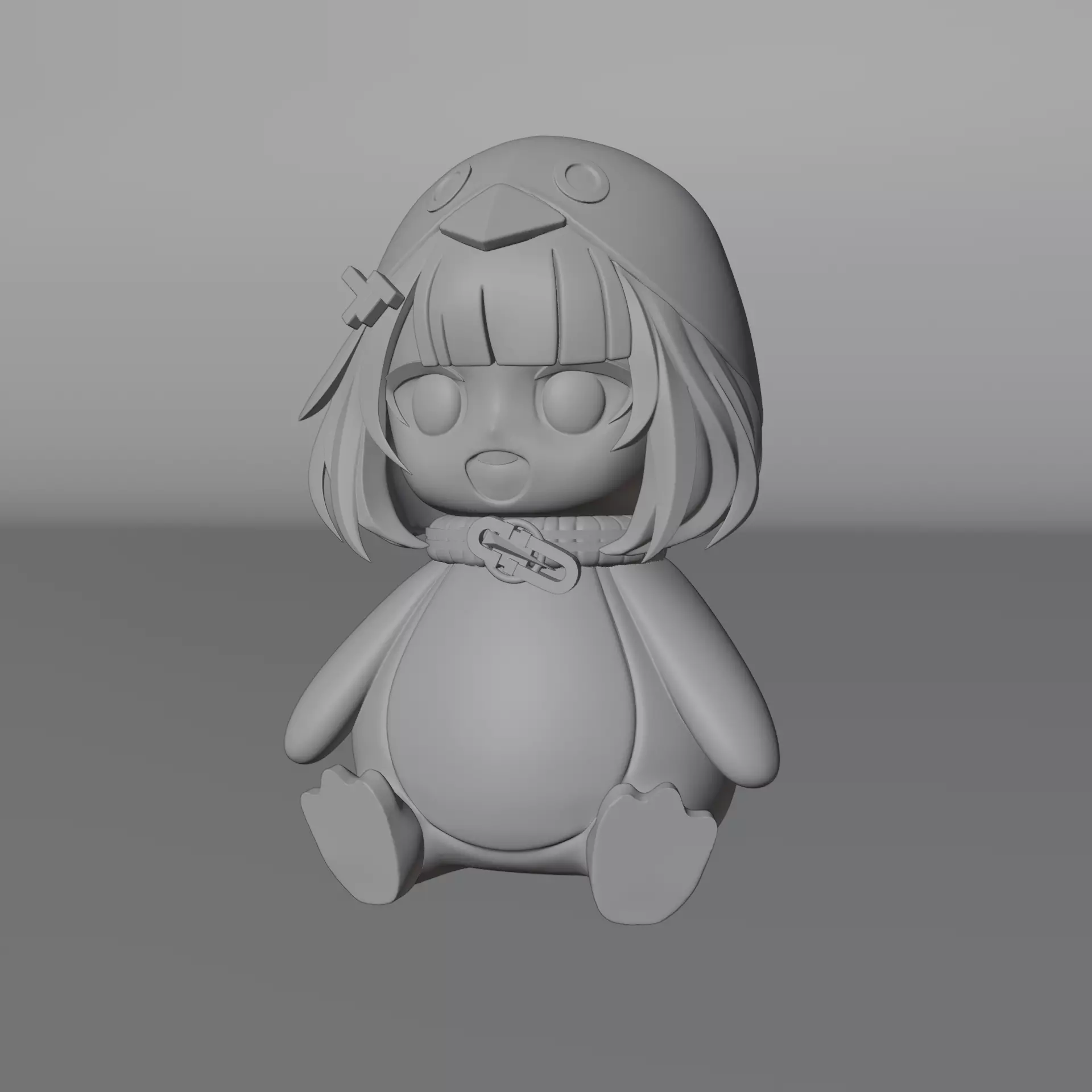 Gugugaga penguin endmin 3D print model