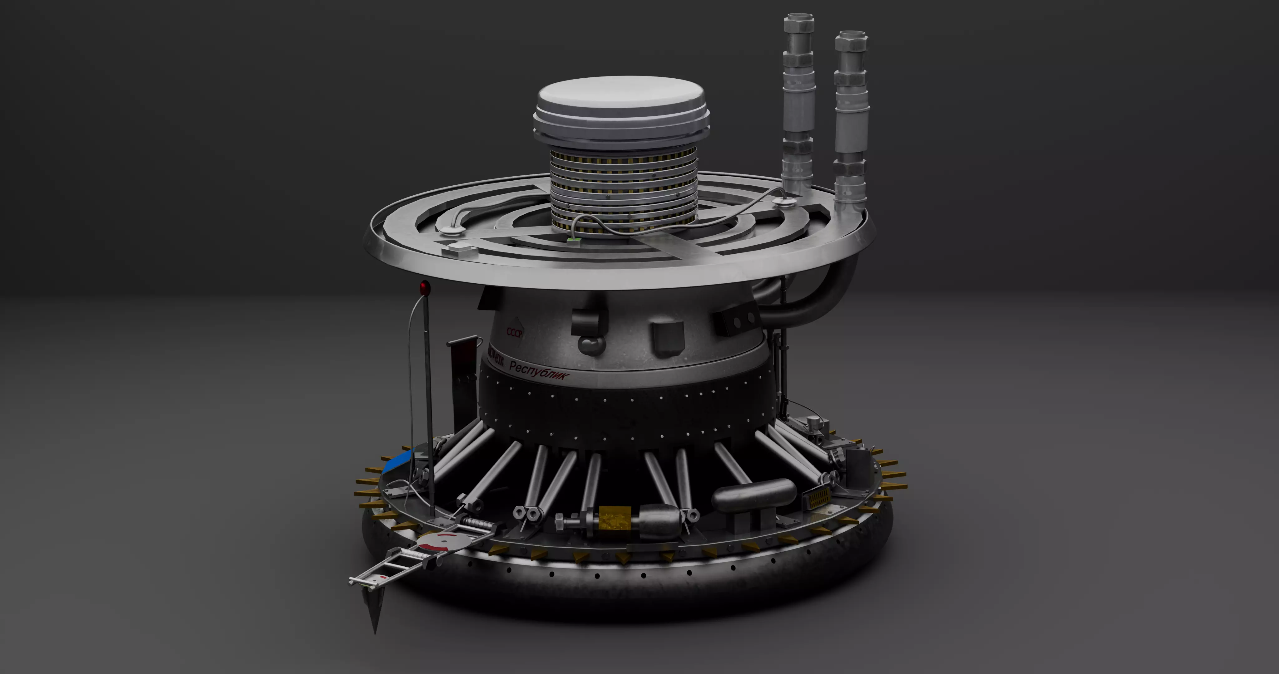 venera 13-14 soviet space probe 3D model