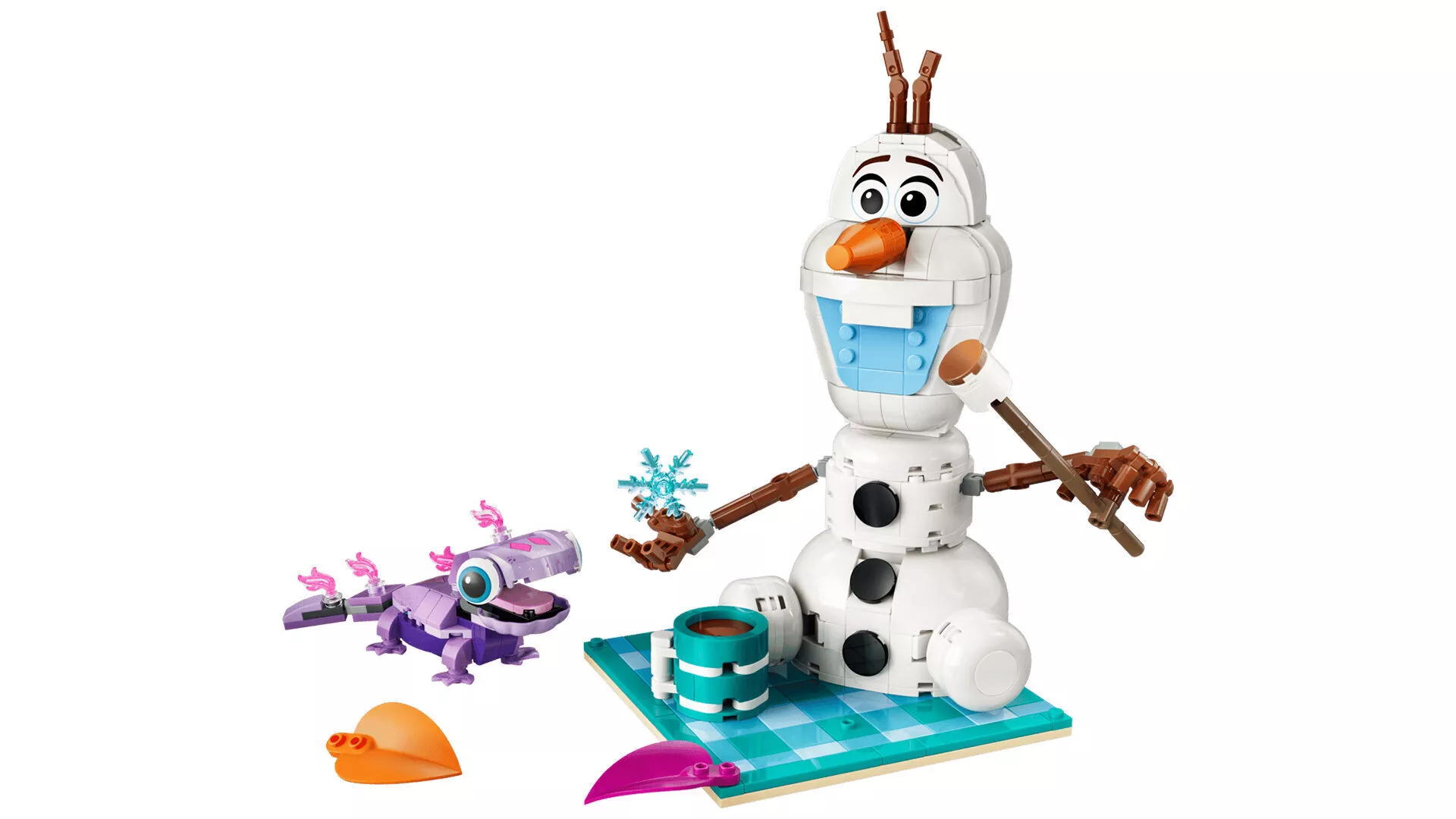 TwindBricks3D - 43287 Olaf and Bruni Picnic Fun 3D print model