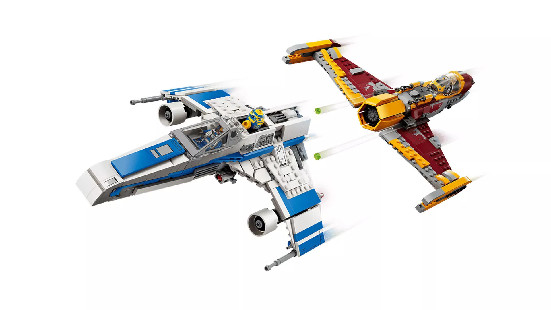 TwindBricks3D - 75364 New Republic E-Wing vs Shin Hati 3D print model