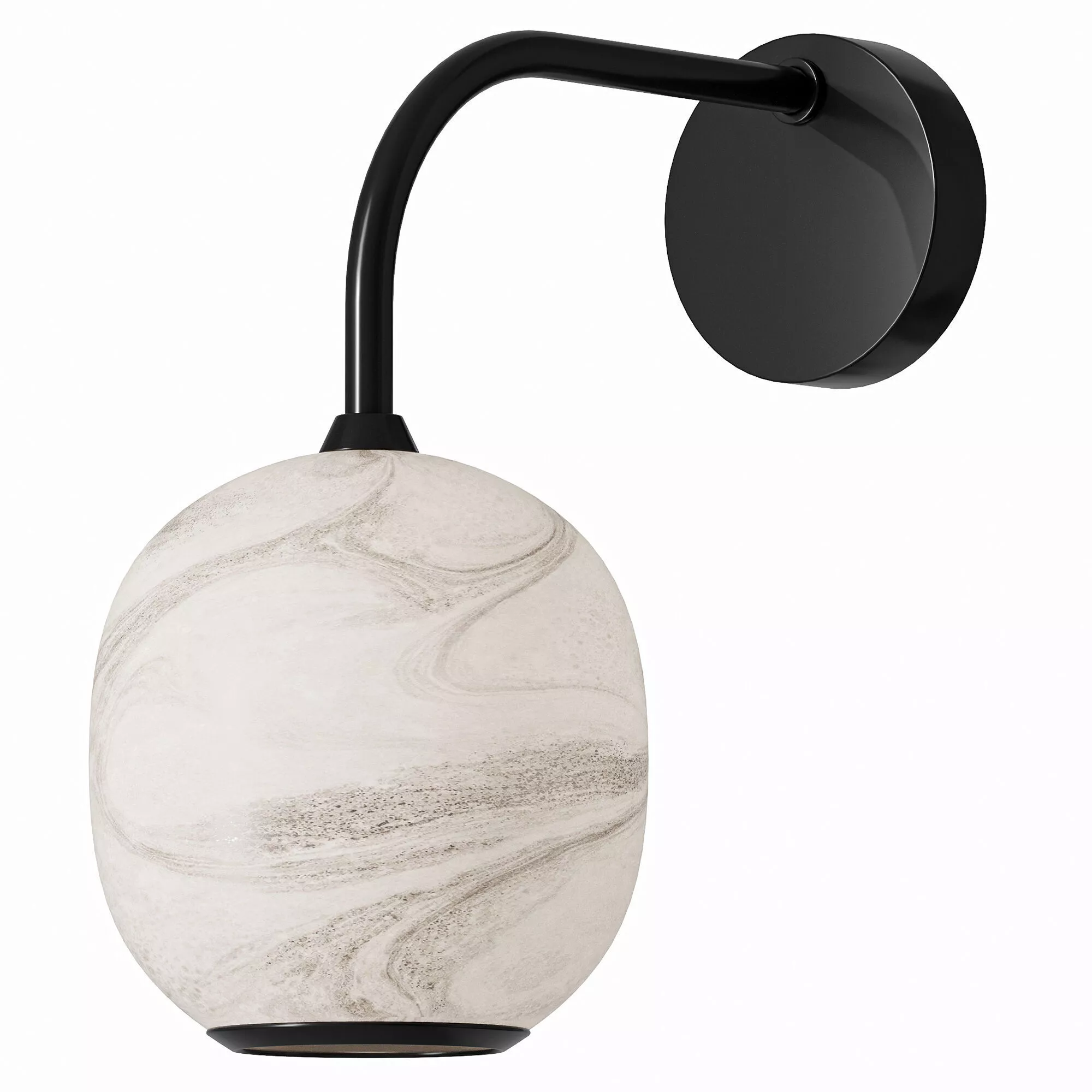 Olev Astrelle Global AP LED Glass Aluminium Wall Lamp 3D model