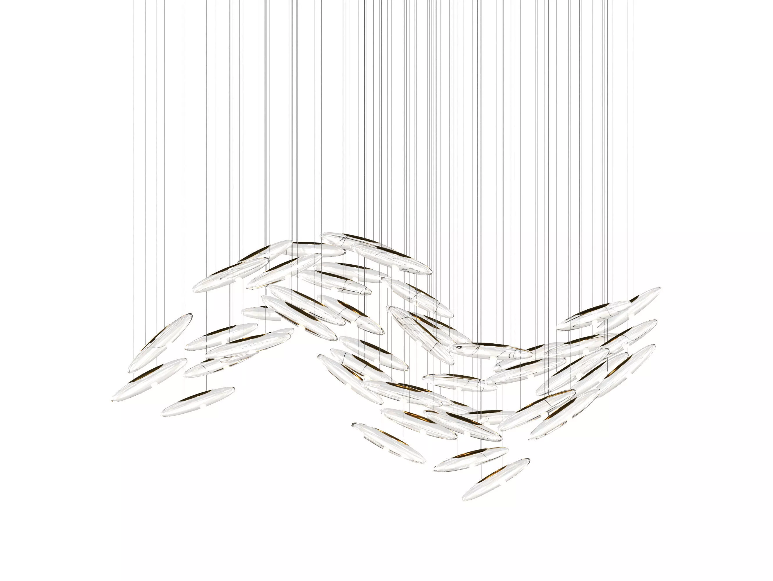 Moonlight 20 Pendant Lamp by Ochre vol 3 3D model