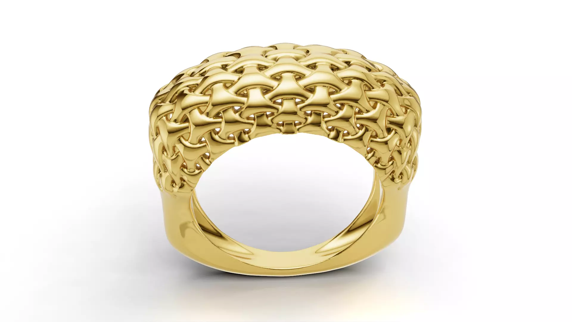 weave lattice ring 3D print model
