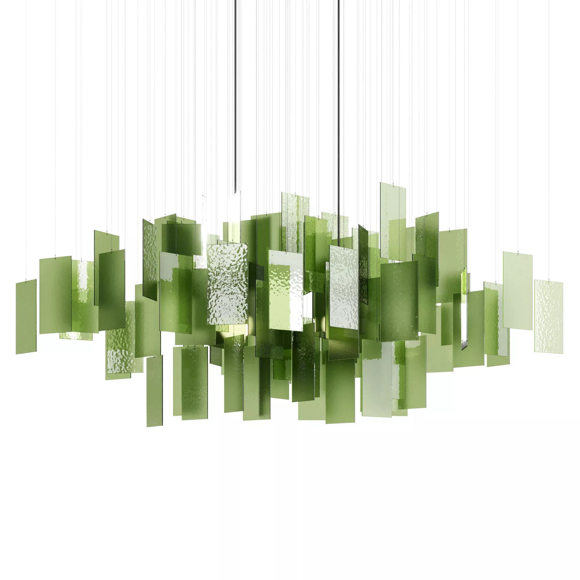 Propellor Cumulus Glass Chandelier Vol 1 3D model