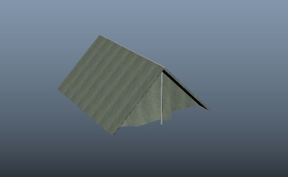 its a simple Tent Free 3D model