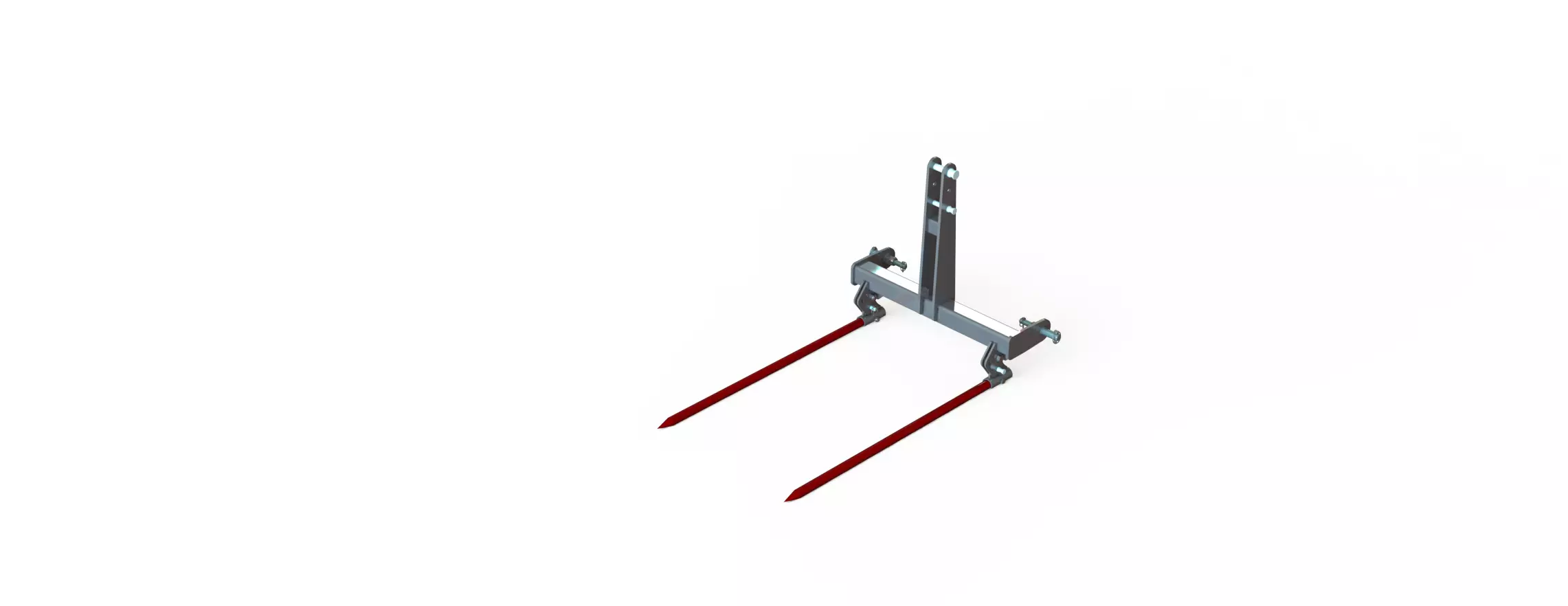 WG 1028 - STL Bale forks 3D model