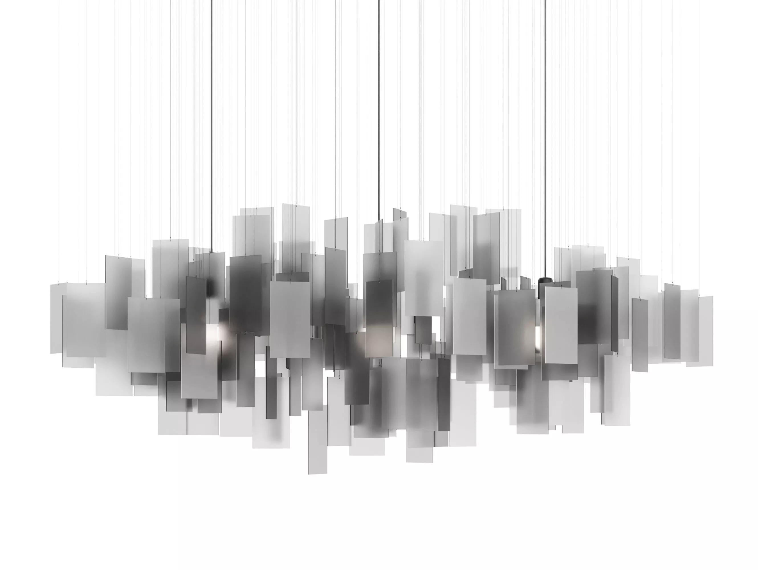 Propellor Cumulus Glass Chandelier Vol 2 3D model
