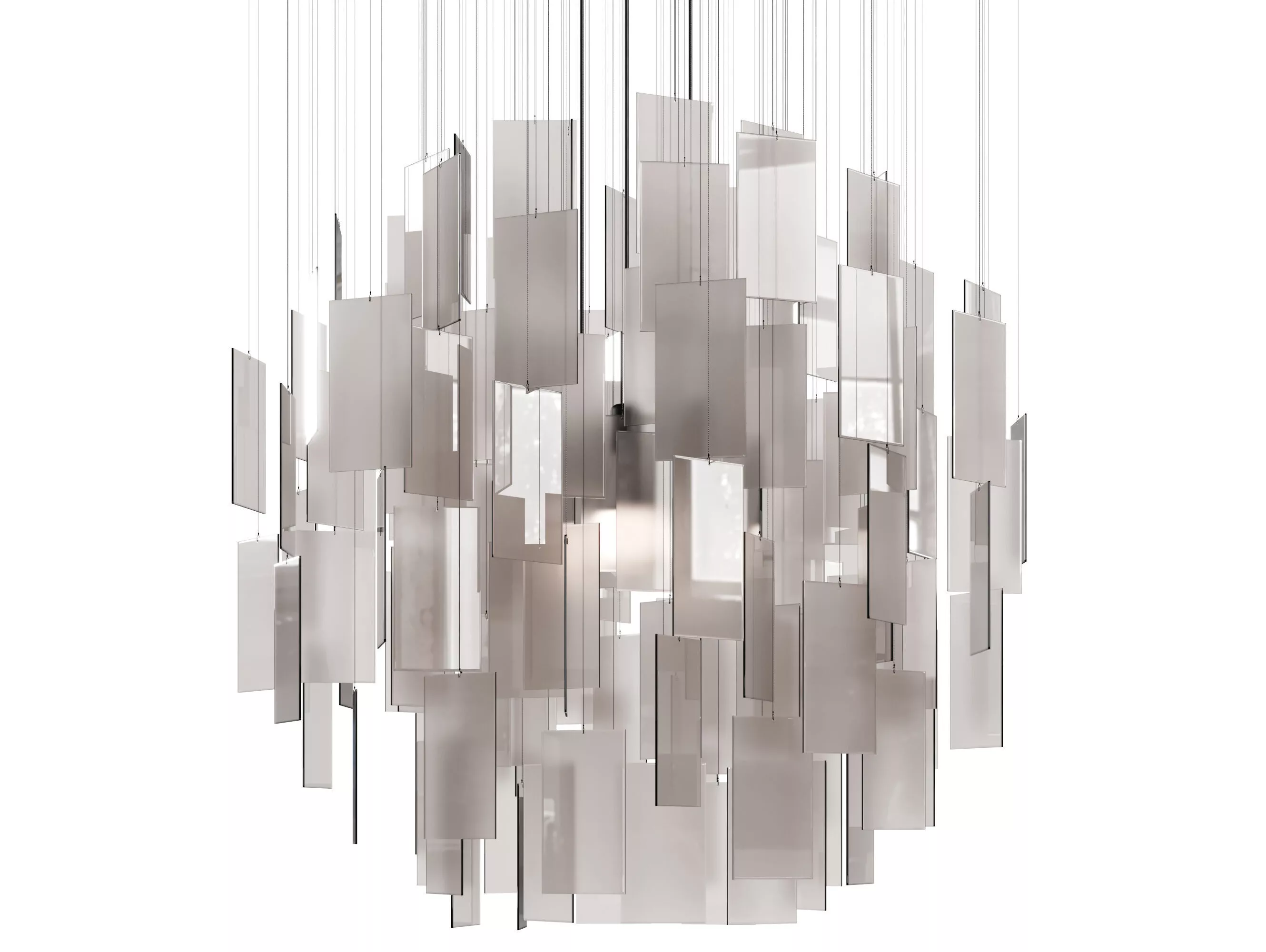 Propellor Cumulus Glass Chandelier Vol 3 3D model
