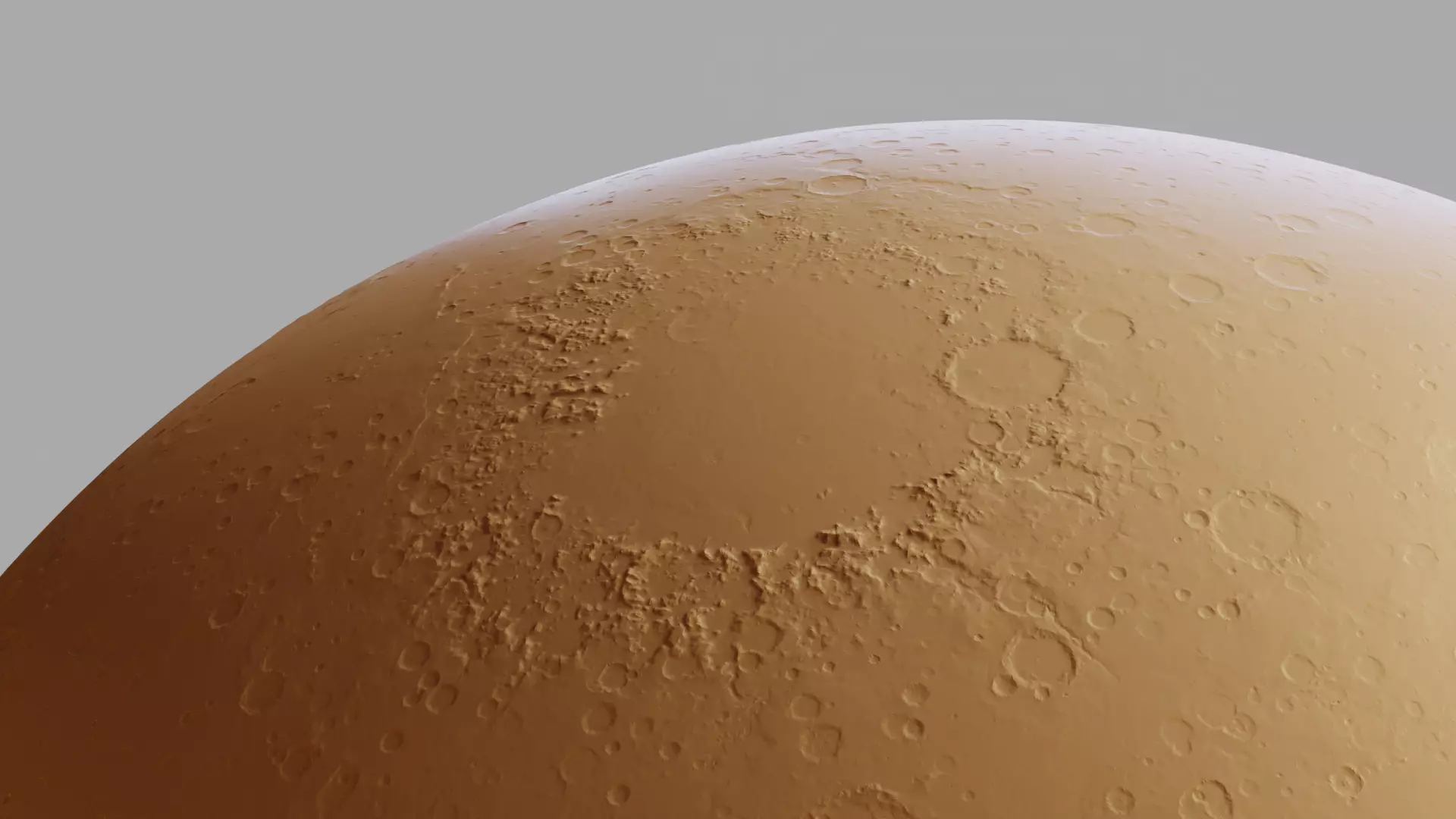 Mars 16K Photorealistic Low-poly 3D model_37
