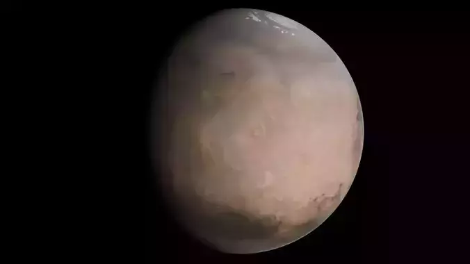 Mars 16K Photorealistic Low-poly 3D model