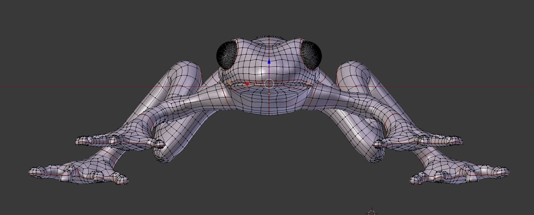 Red eye Tree Frog 3D model_6