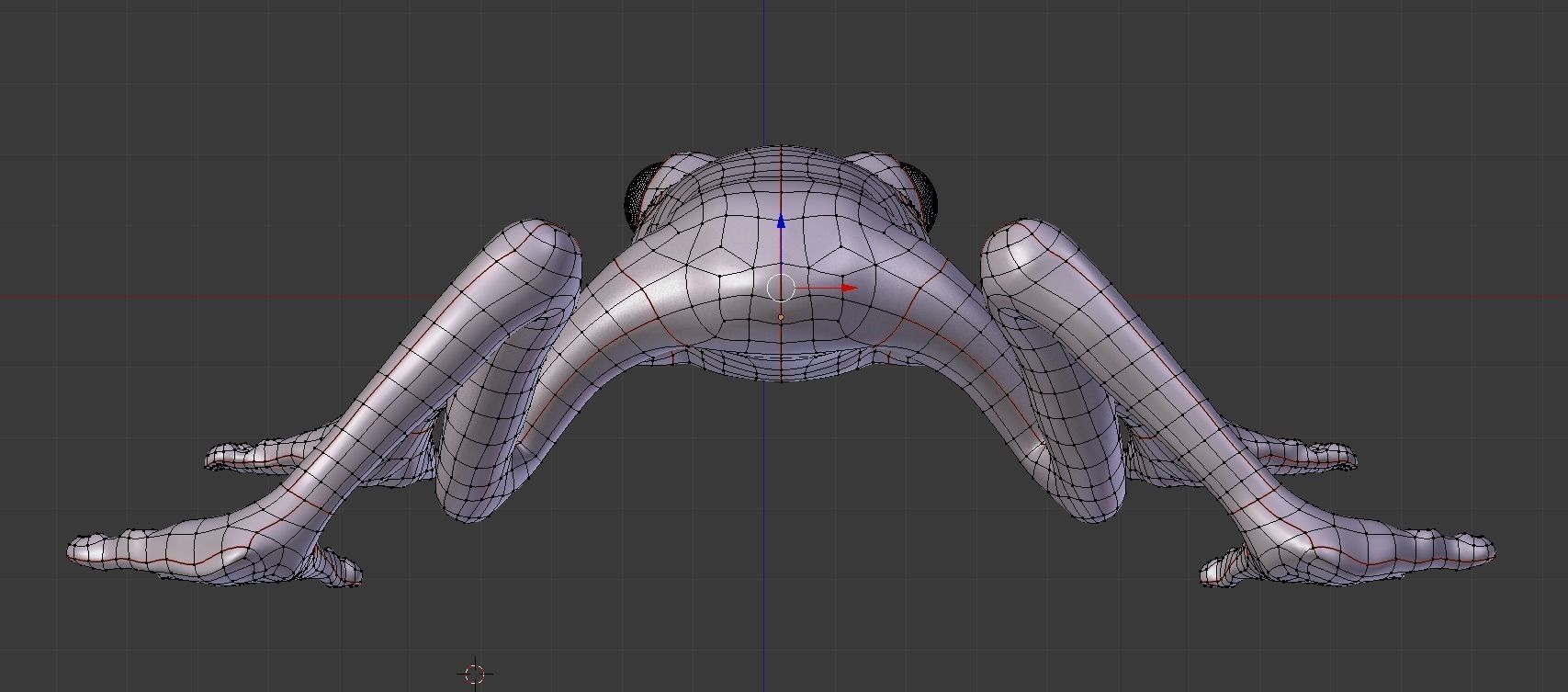 Red eye Tree Frog 3D model_5