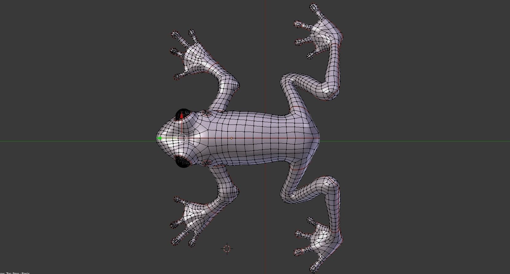 Red eye Tree Frog 3D model_7