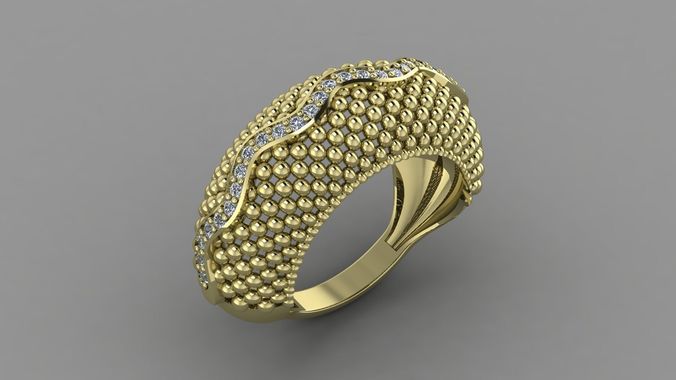 Jessica ring  001 3D print model