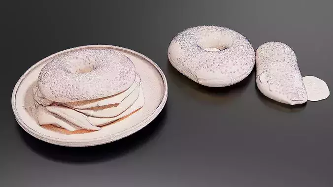 bagel Sandwich 04 3D print model 7