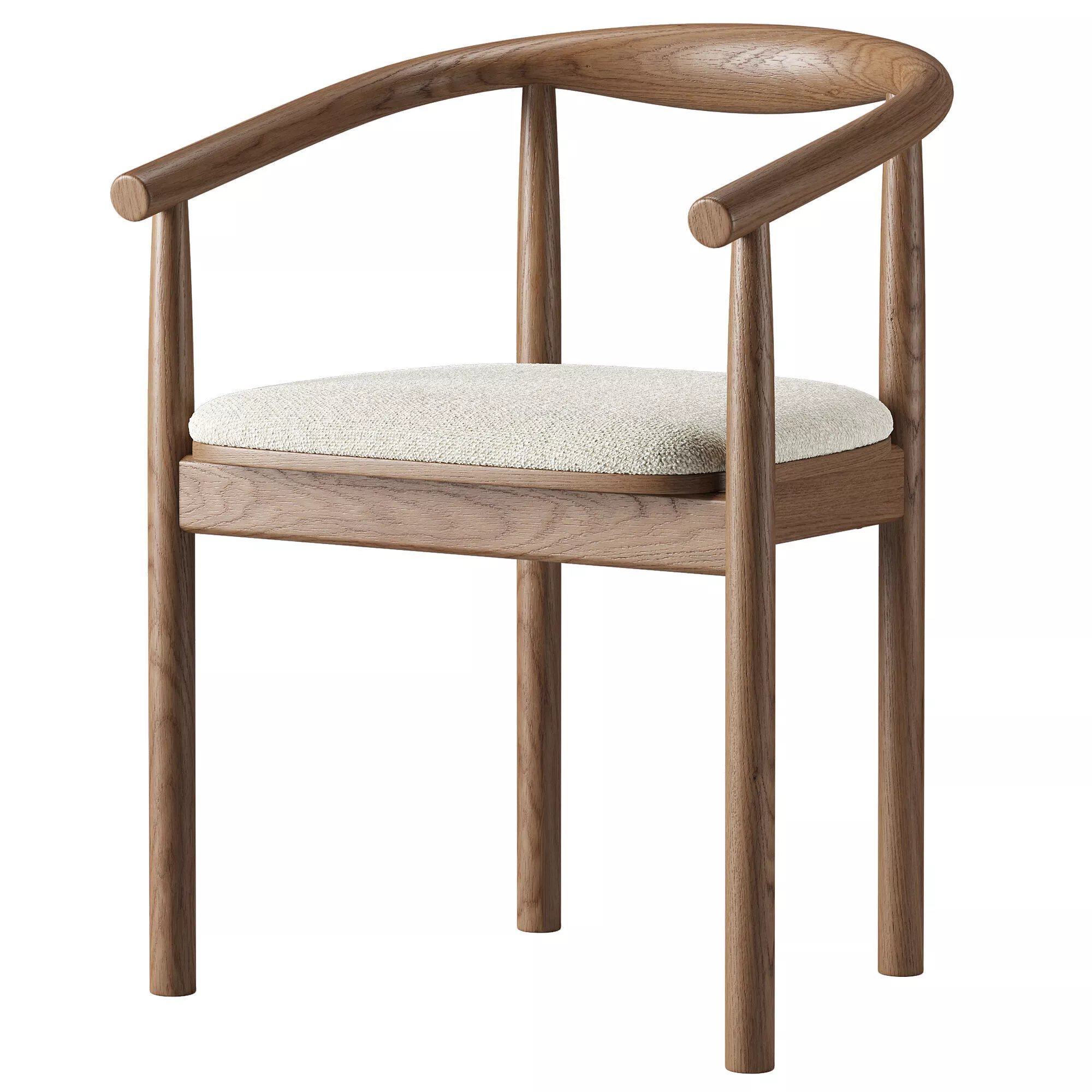 Tivoli Calm Dining Chair 3D model